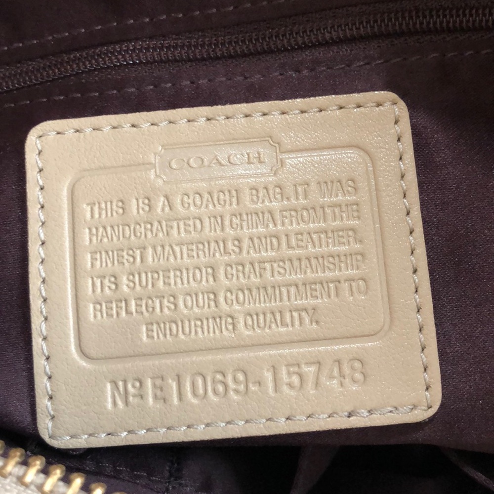 COACH LEATHER HANDBAG - Picture 17 of 17